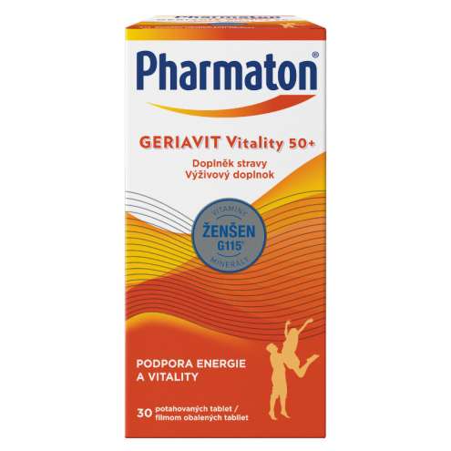 Pharmaton Geriavit Фарматон 50+ 30 таблеток - SANOFI